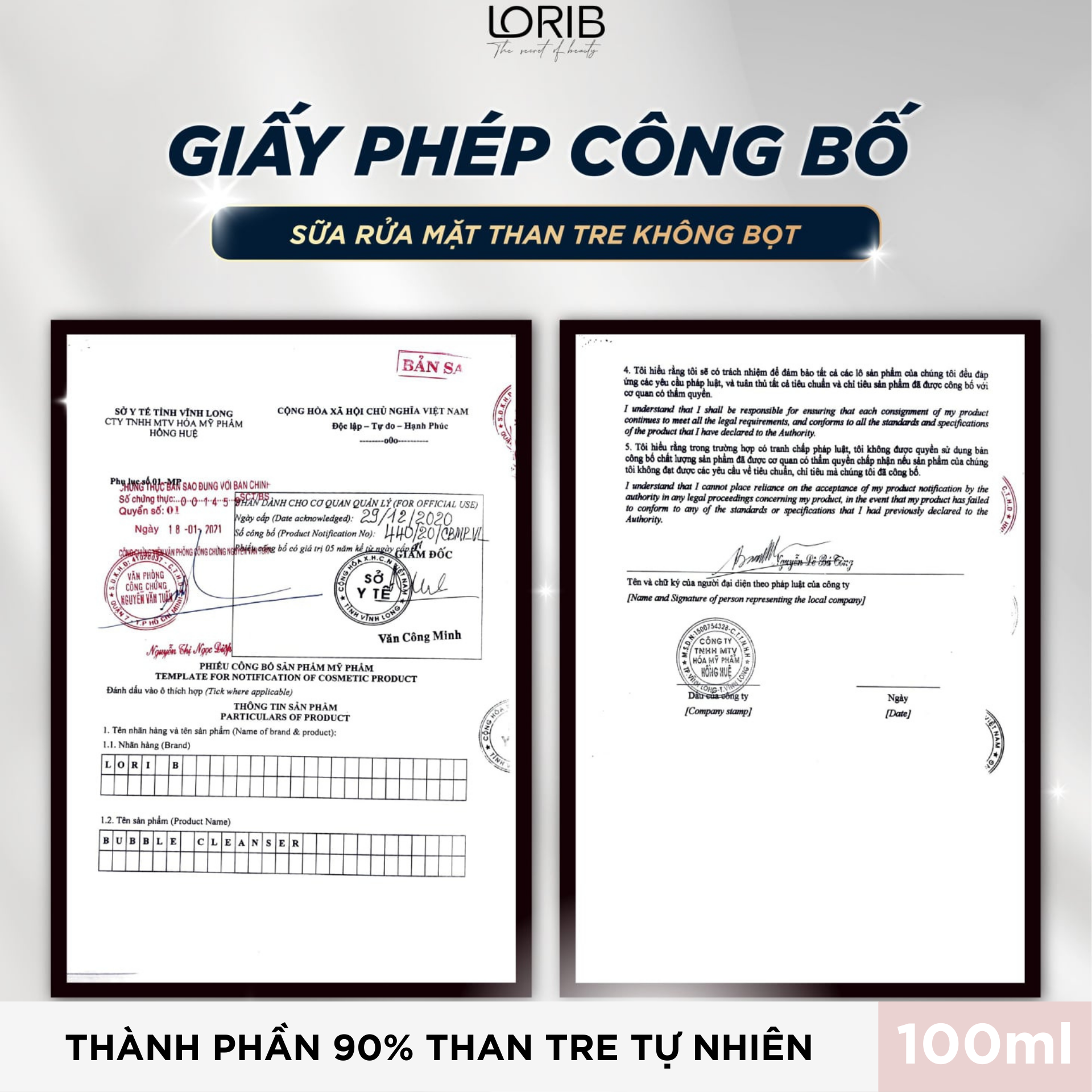 Combo Kem mụn - Sữa rửa mặt Lori B