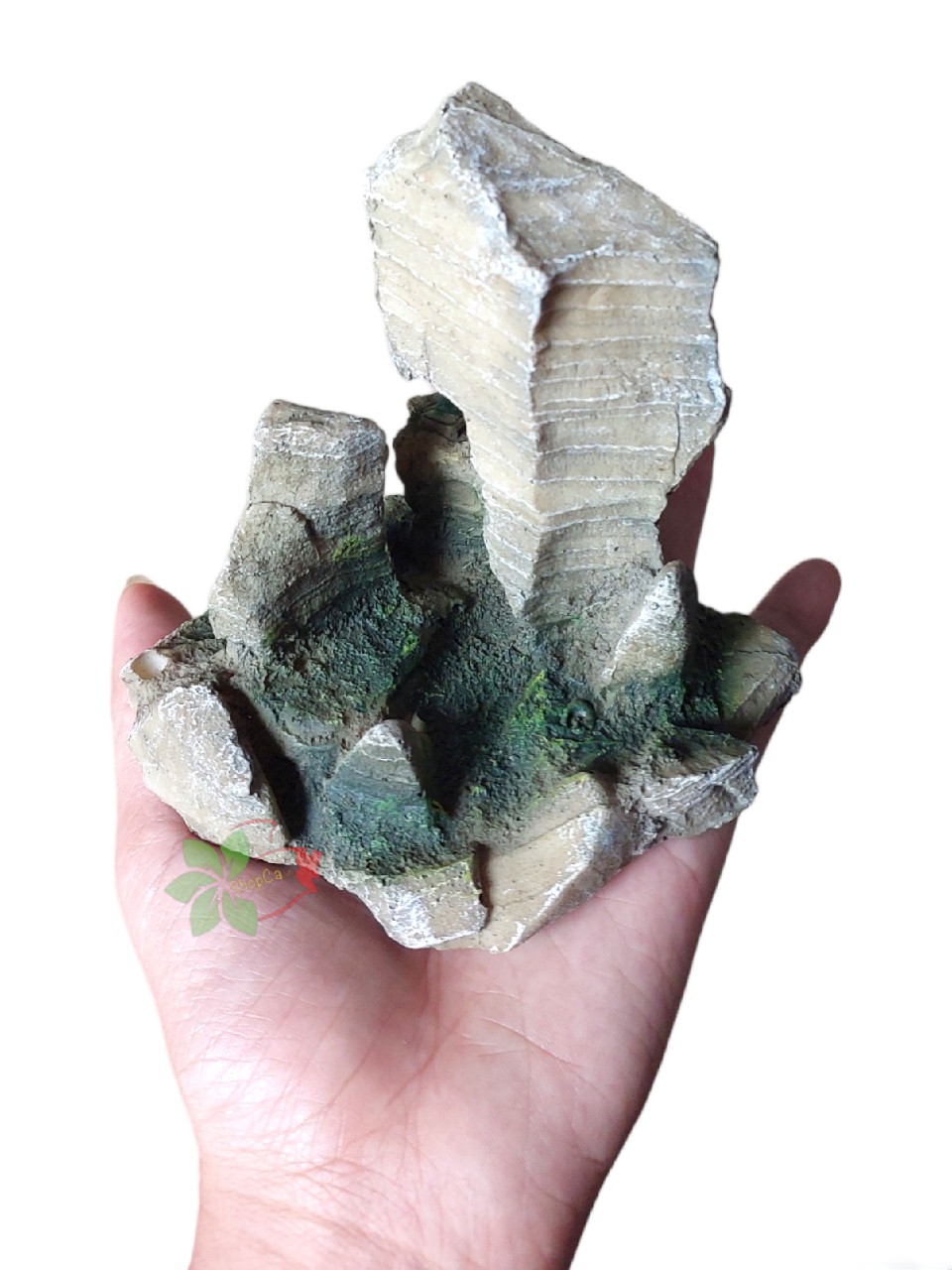 Mô hình đá trang trí bể cá cảnh, bể thủy sinh cao 10 cm