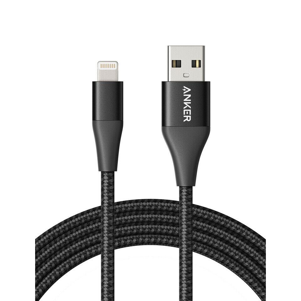Anker PowerLine+ II Lightning Cable (6ft) MFi Certified USB Cable for iPhone