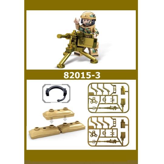 [HCM]Combo 8 bộ lắp ráp lego lính biệt đội Sói Lửa 82015