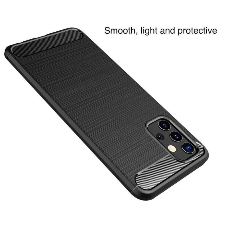 Ốp Lưng Samsung Galaxy A52 Chống Sốc Carbon Hiệu Likgus