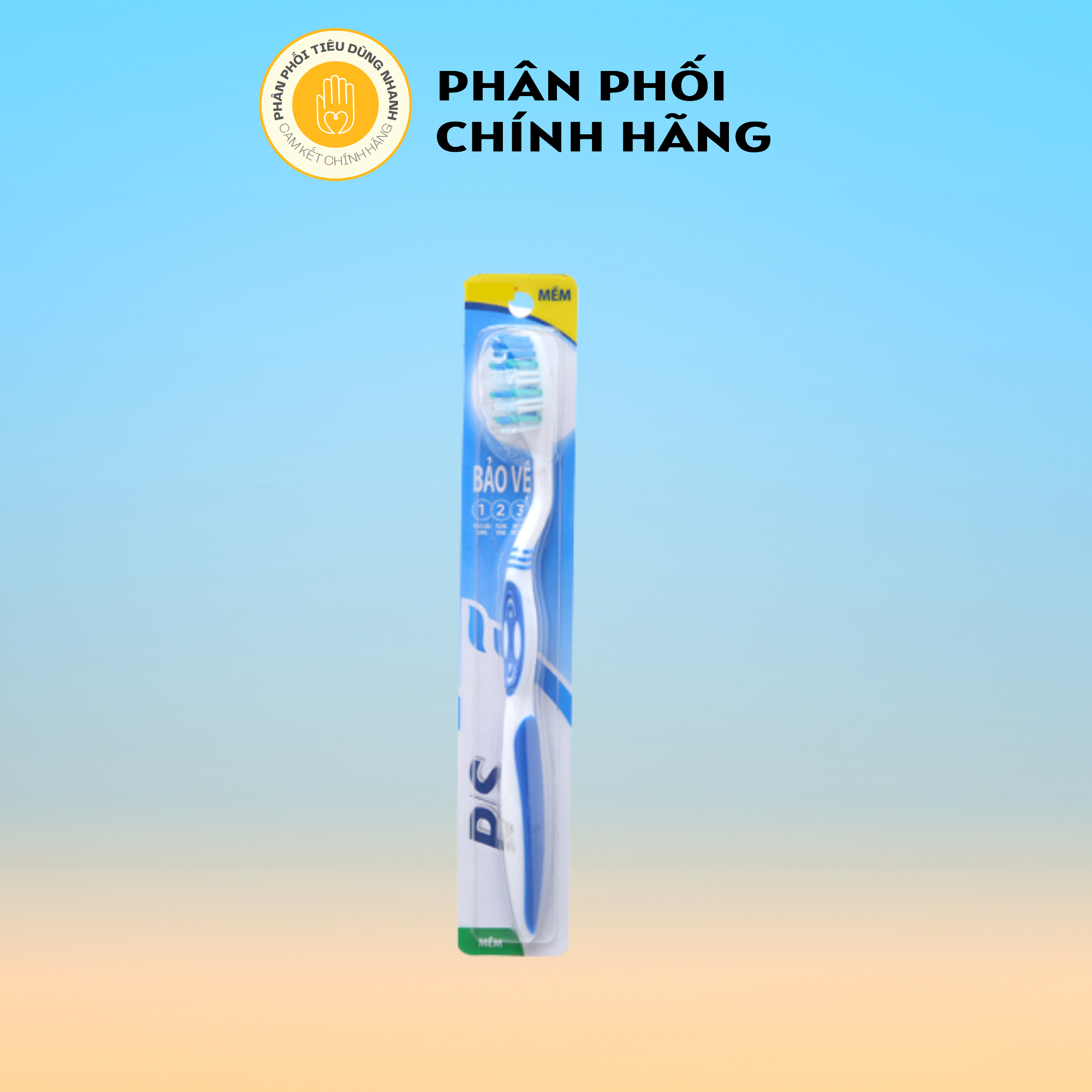 Bàn chải đánh răng p/s bảo vệ 1 2 3 lông mềm