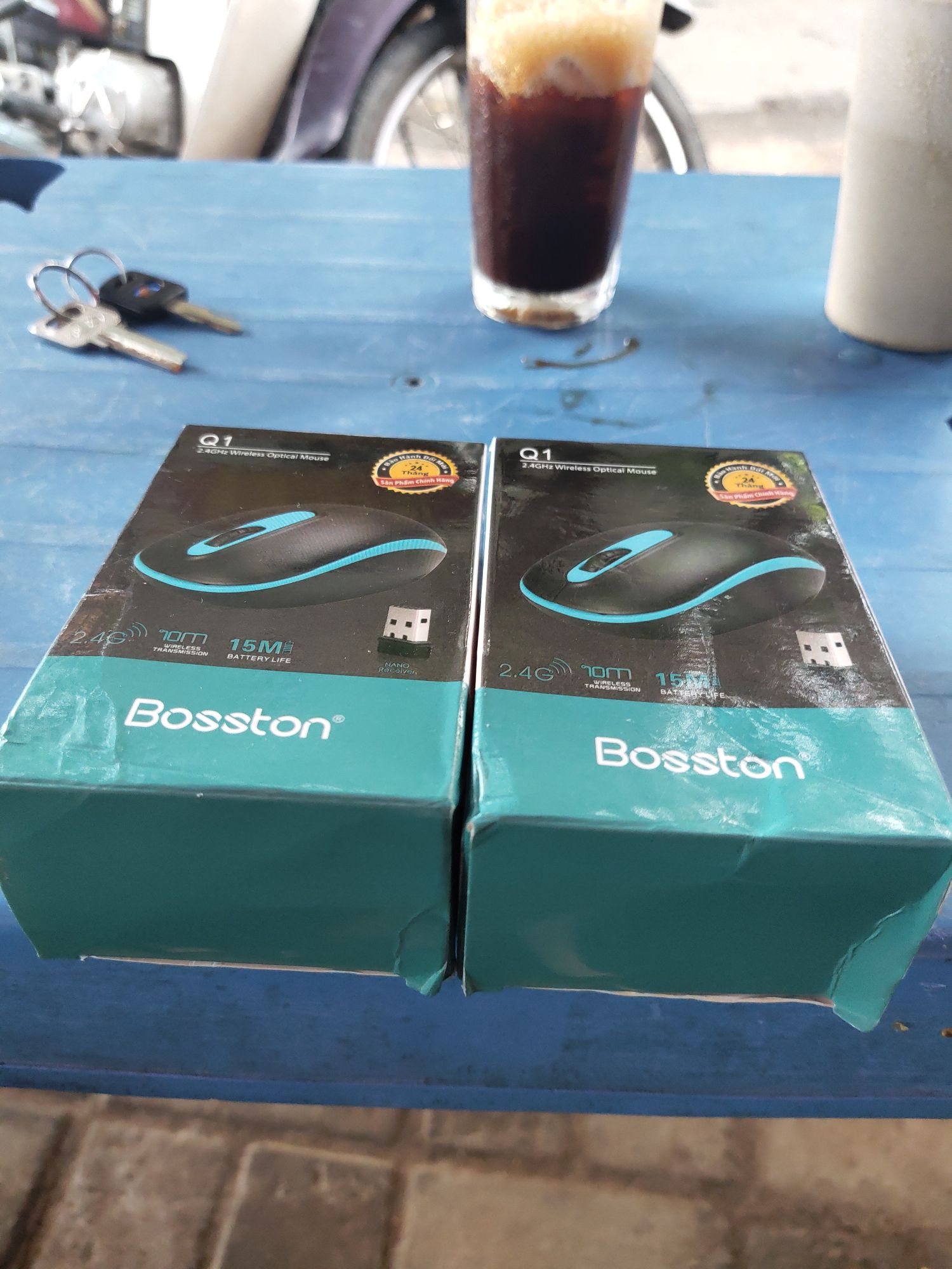 [HCM]Chuột không dây Bosston. Bảo hành 24 tháng.