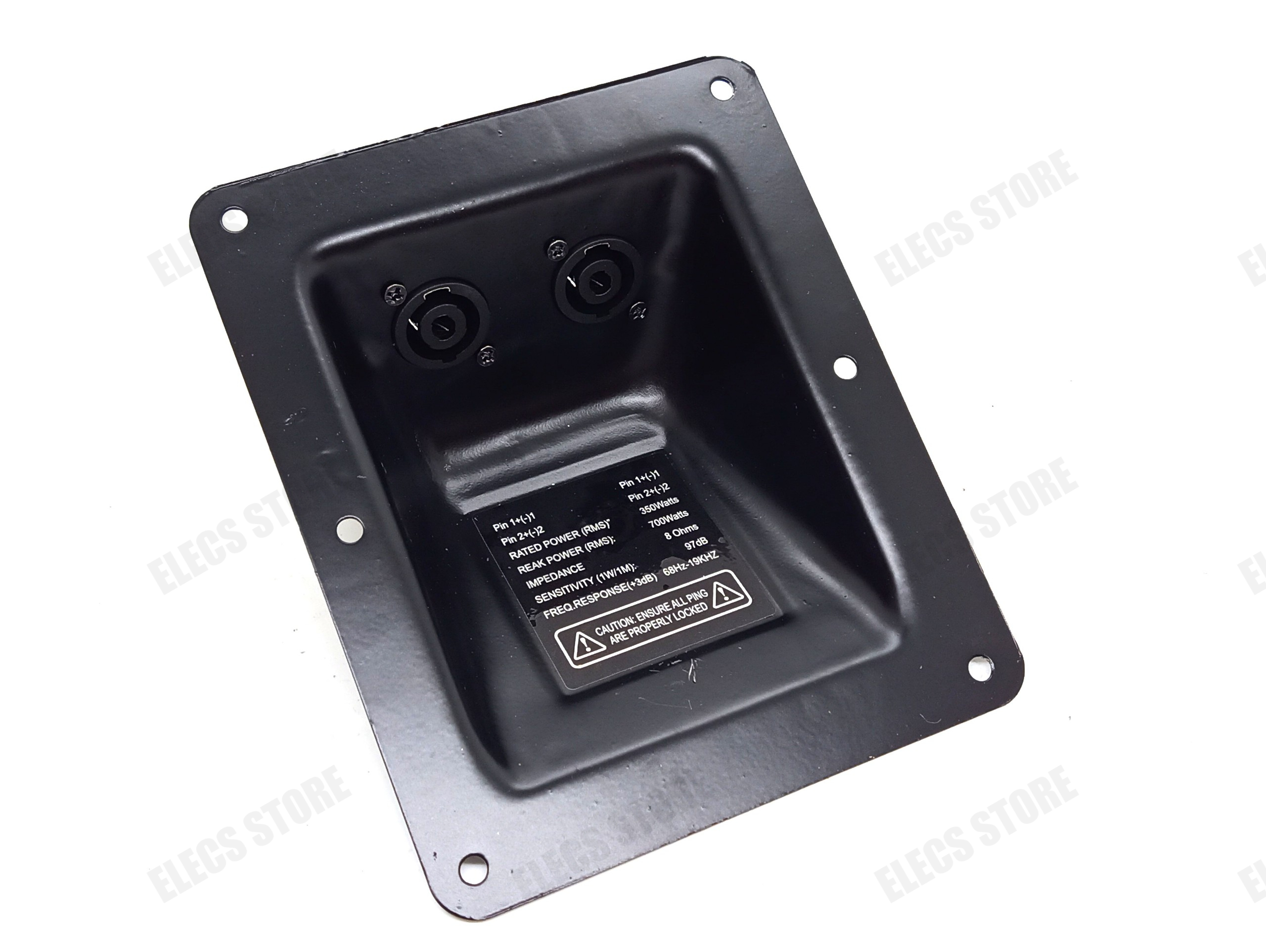 Trạm sắt array thùng loa, thùng sub 17cm x 14cm kèm speakon