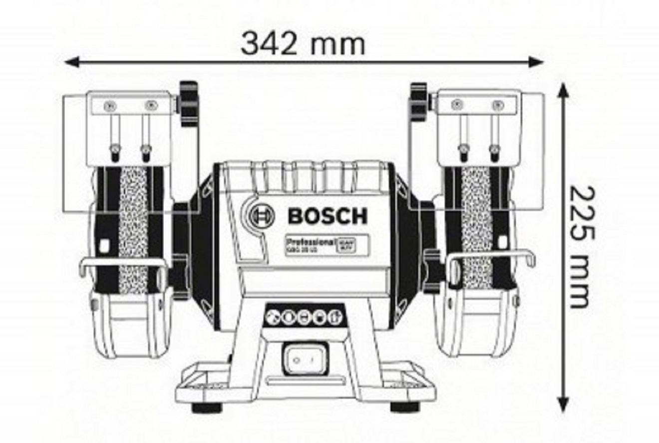 Máy mài để bàn hai đá Bosch GBG 35-15
