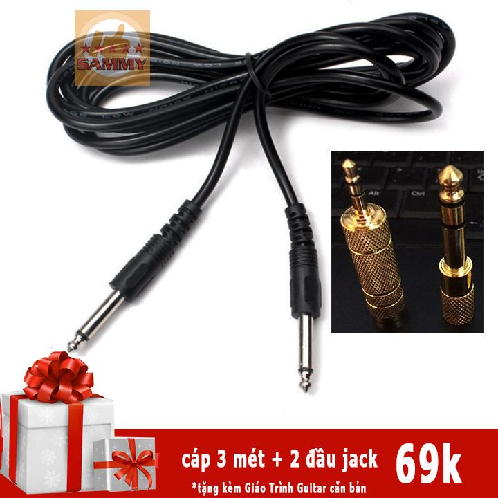 [HCM] DÂY CÁP AUDIO 6LI 3 MÉT + 2 ĐẦU JACK CHUYỂN ĐỔI