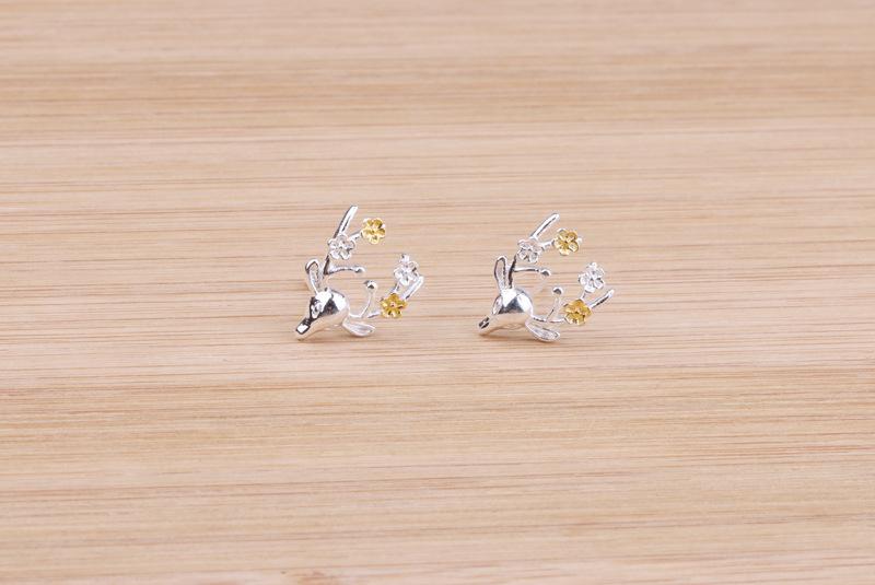 Bộ trang sức nữ hình con hươu dễ thương