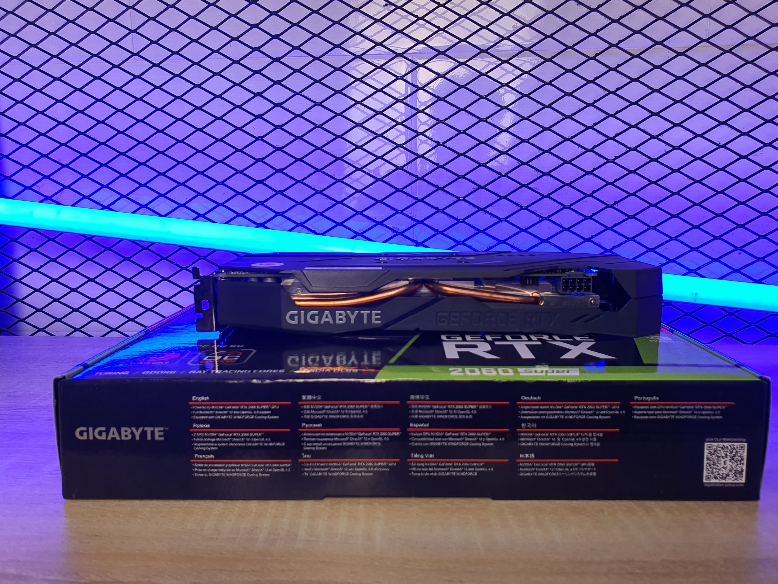 VGA RTX 2060 supper 8GDR6 Gigabyte Windforce OC FullBox còn BH hãng
