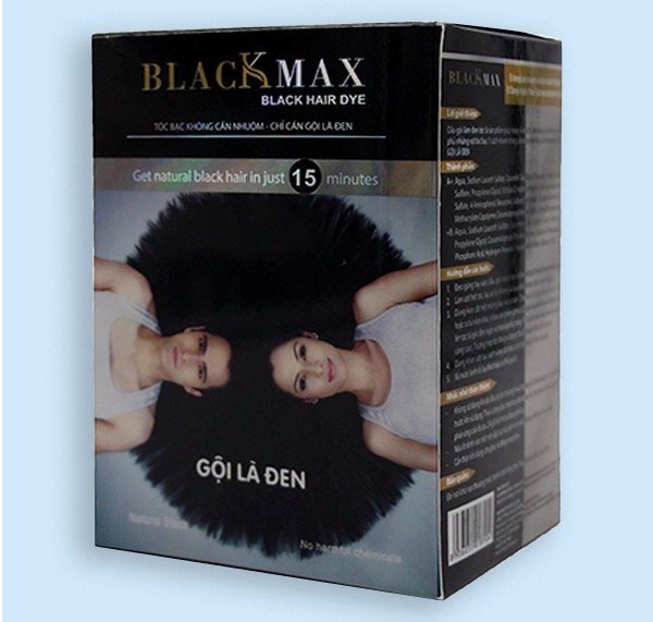 Dầu gội làm đen tóc black max - gội là đen