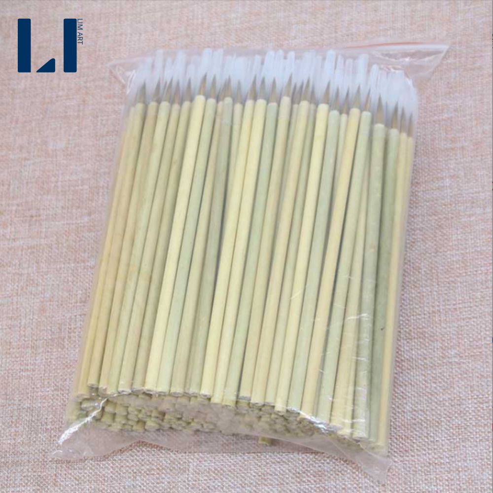 Cọ tỉa lông sói thân tre, cọ thư pháp nét nhỏ