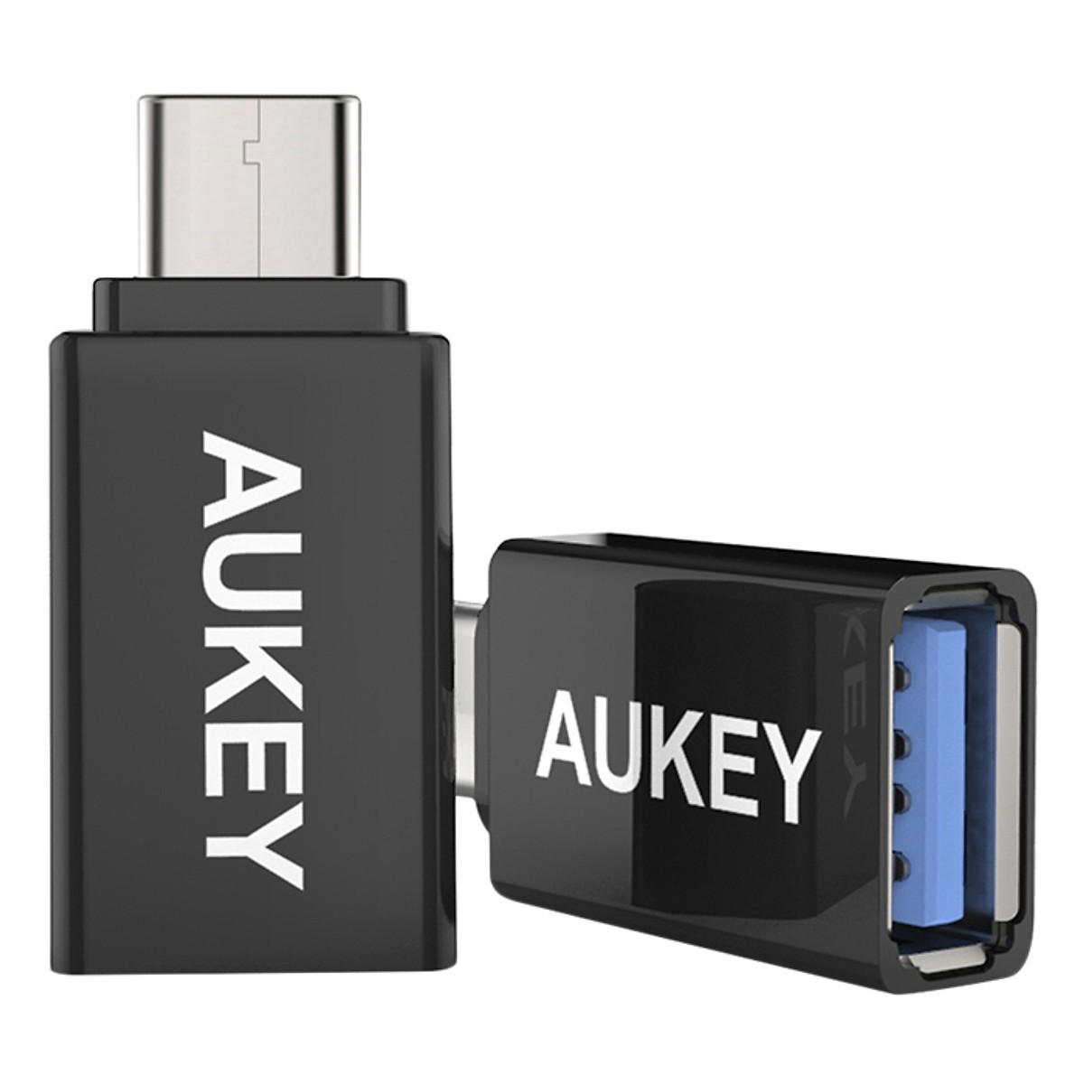 Bộ 2 Đầu Chuyển OTG 3.0 Từ USB Ra USB Type-C Aukey CB-A1