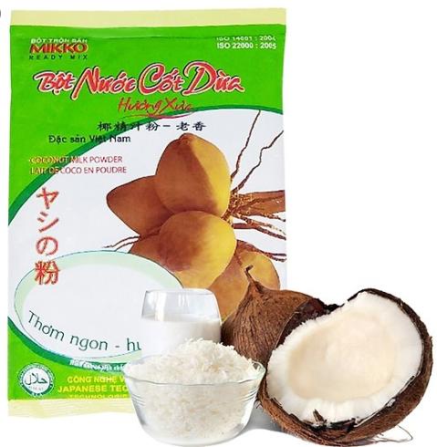 Bột Nước Cốt Dừa Hương Xưa Mikko 1Kg (Date mới, HSD 6 đến 12 tháng)