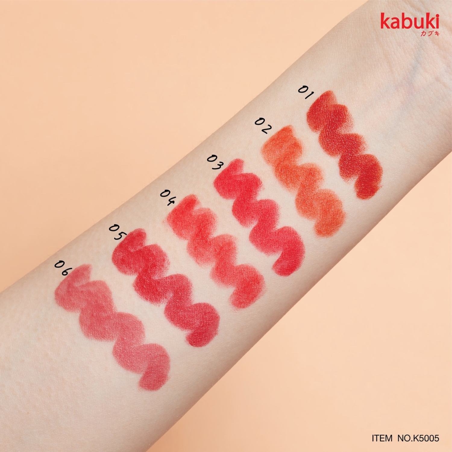 [Thái Lan] Set Son Mini 6 Cây Kabuki K5005