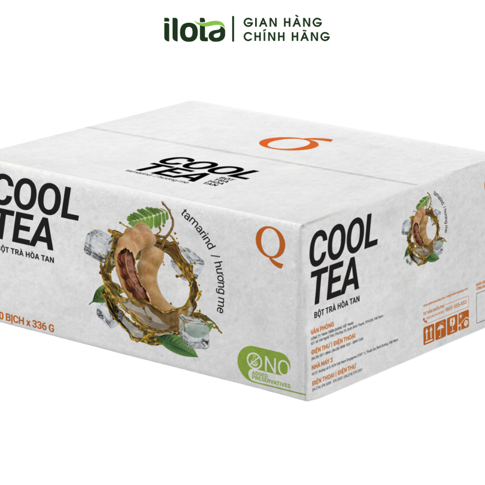 Tran Quang Cooltea Instant Tamarind Tea (Pack of 24 Bags)