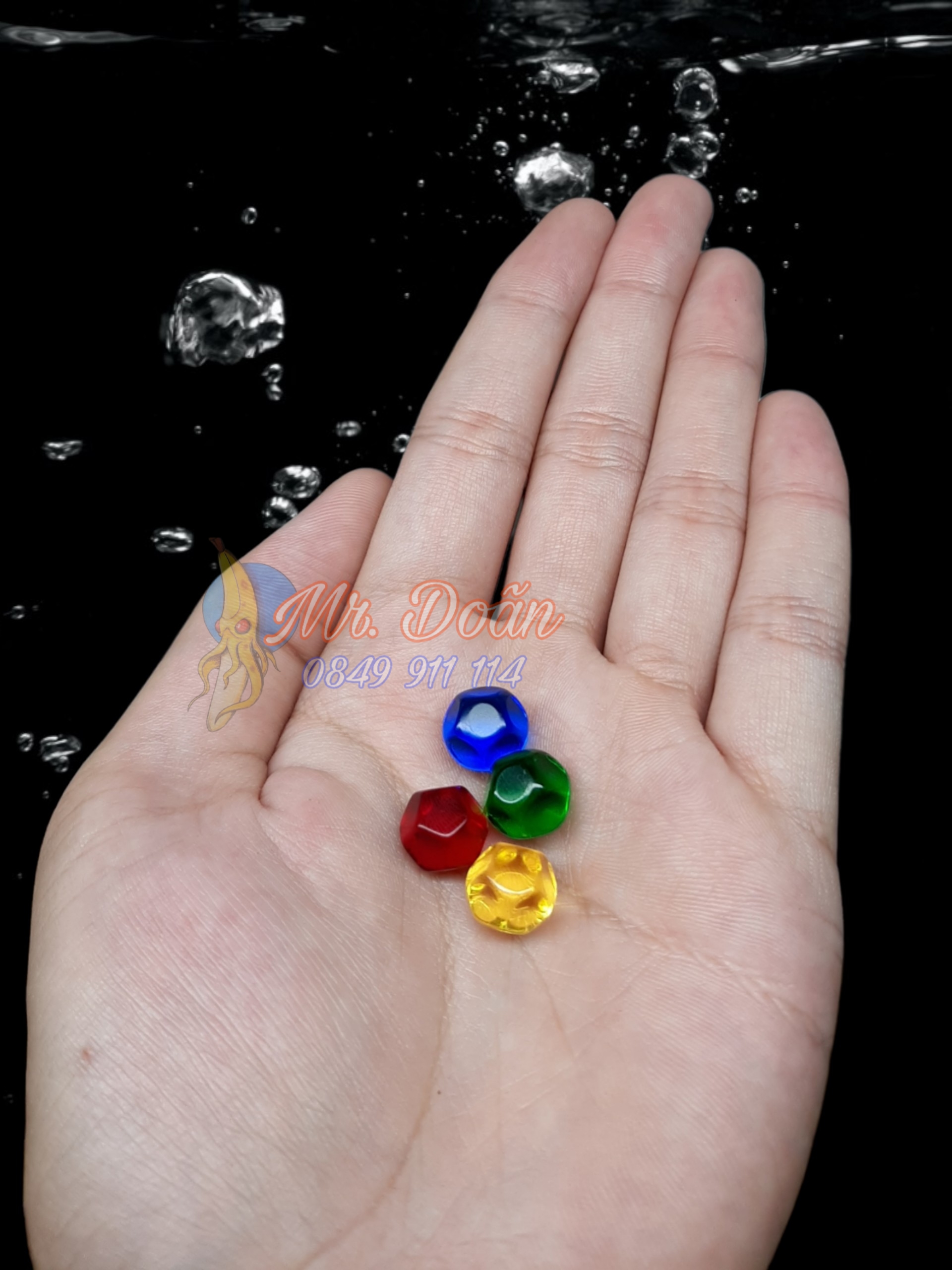 1 Viên Bi-Găm Hạt Lựu (Đa Giác) Nhiều Size