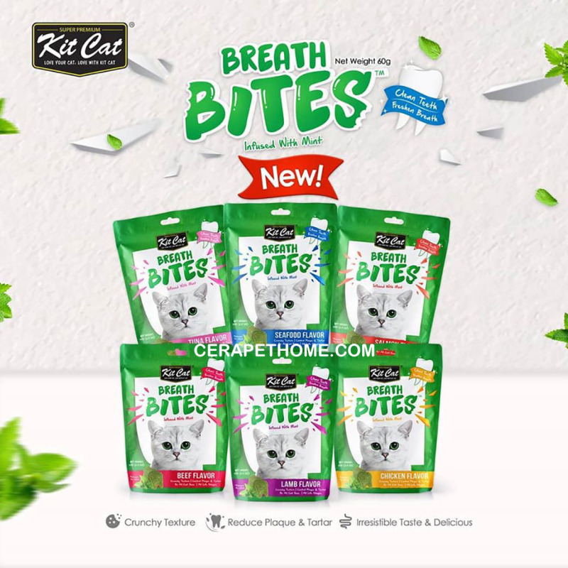 Snack Bánh Thưởng Cho Mèo Breath Bites