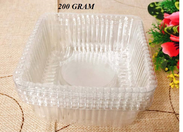 Combo 100 khay trong đựng bánh trung thu/bánh pía 200 gram