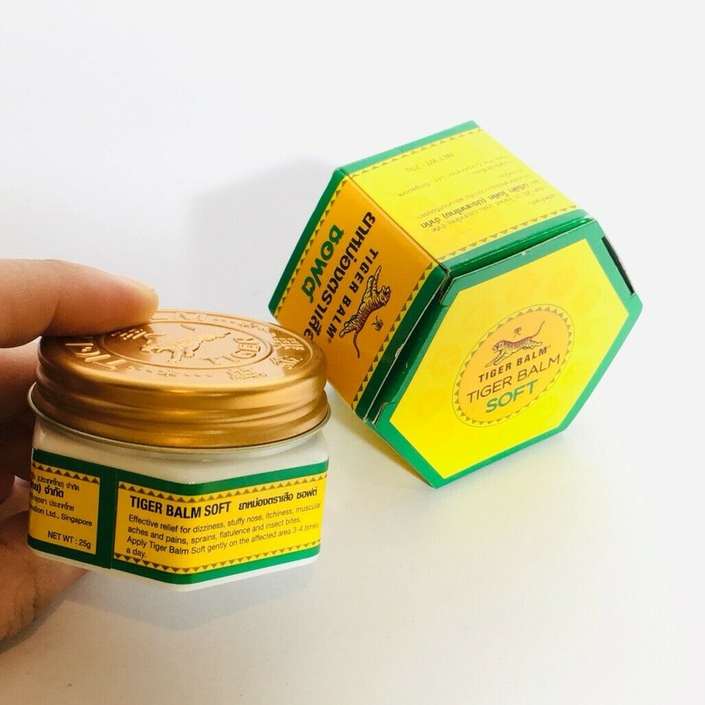 [HCM]Dầu Cù Là Con Hổ Công Thức Mềm Thái Lan Tiger Balm Soft White