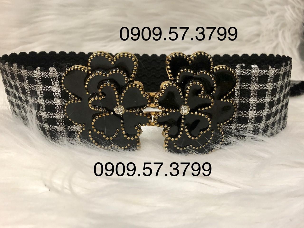 [HCM]Thắt lưng phối ca rô. Bản 6cm