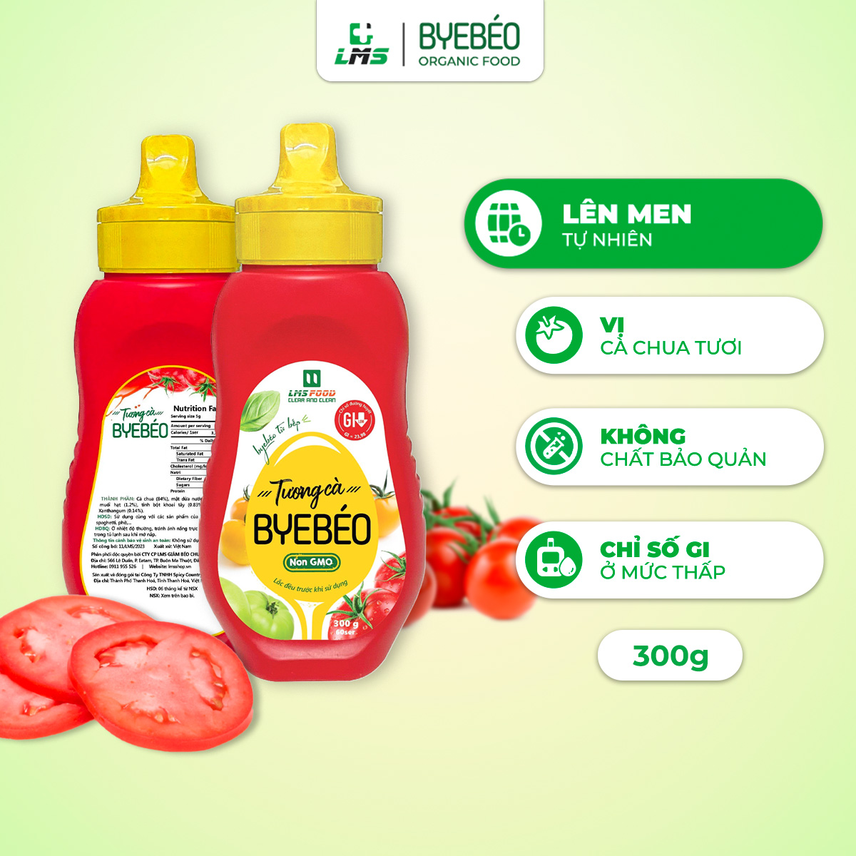 Tương cà chua Bye Béo-giải pháp cho người béo