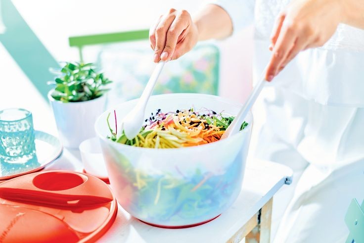 Quay rau Tupperware Spinning Chef - Tupperware Mall Chợ Lớn