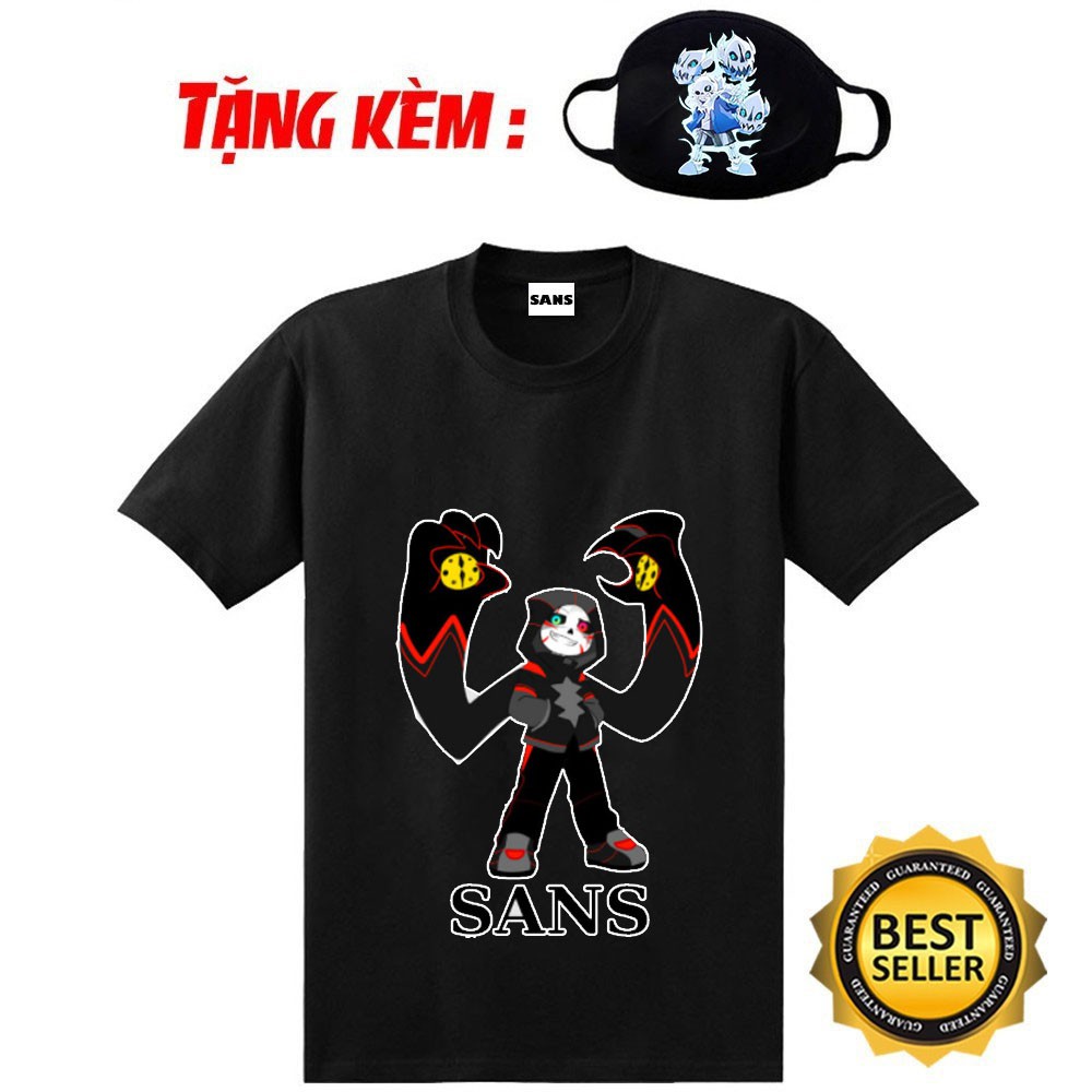 [SALE HOT] BST Áo BIỆT ĐỘI GANGSTER- SANS Undertale độc chất