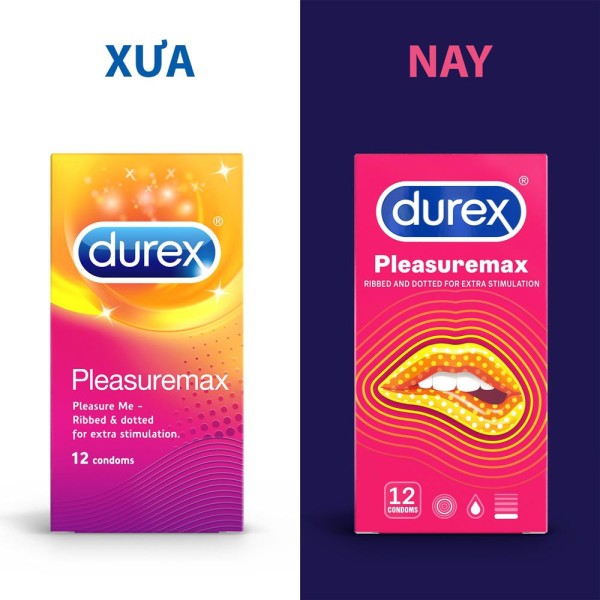 [HCM]Bao Cao Su Durex Pleasuremax nhập khẩu