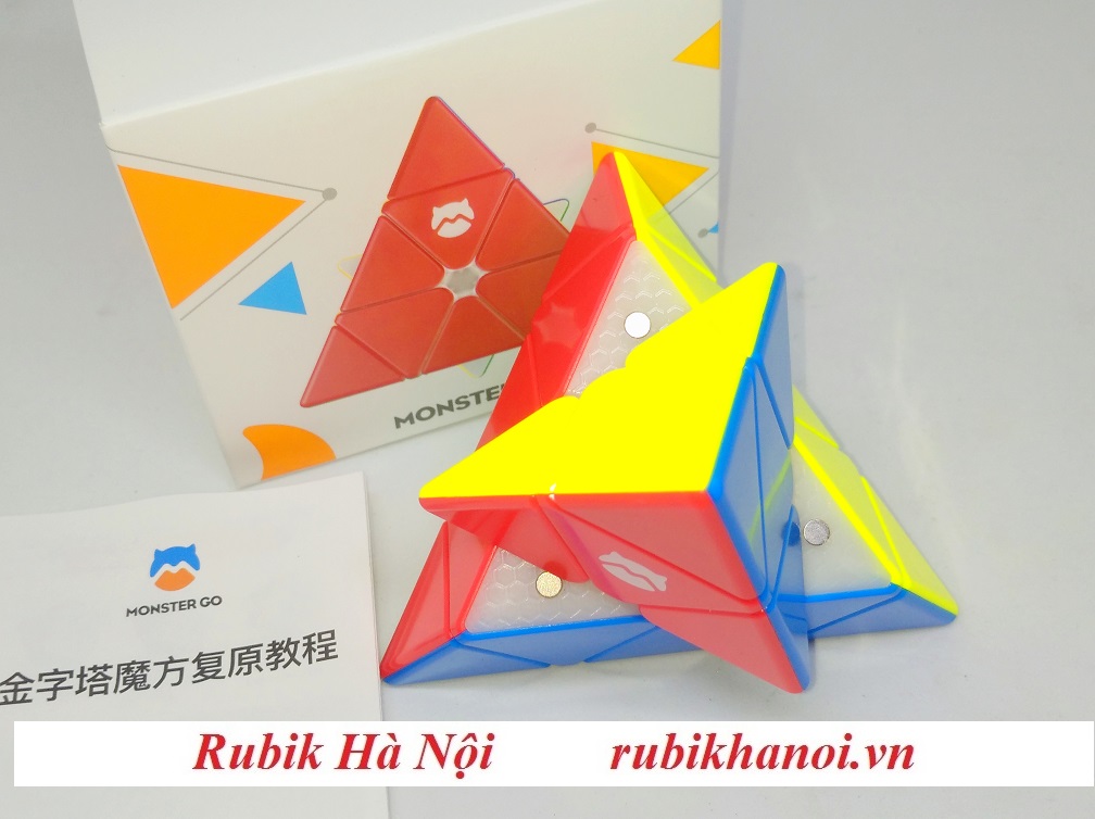 Rubik Pyraminx Gan Monster Go Có Nam Châm Cao Cấp