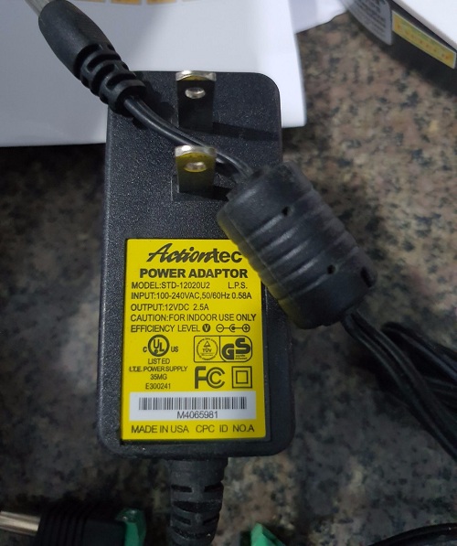 10 Nguồn Adapter Actiontec 12V-2.5A