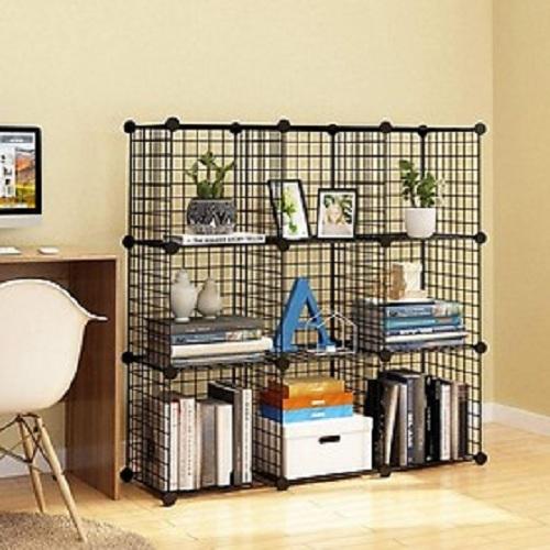 Kệ tủ lưới sắt lắp ghép đa năng 9 ngăn