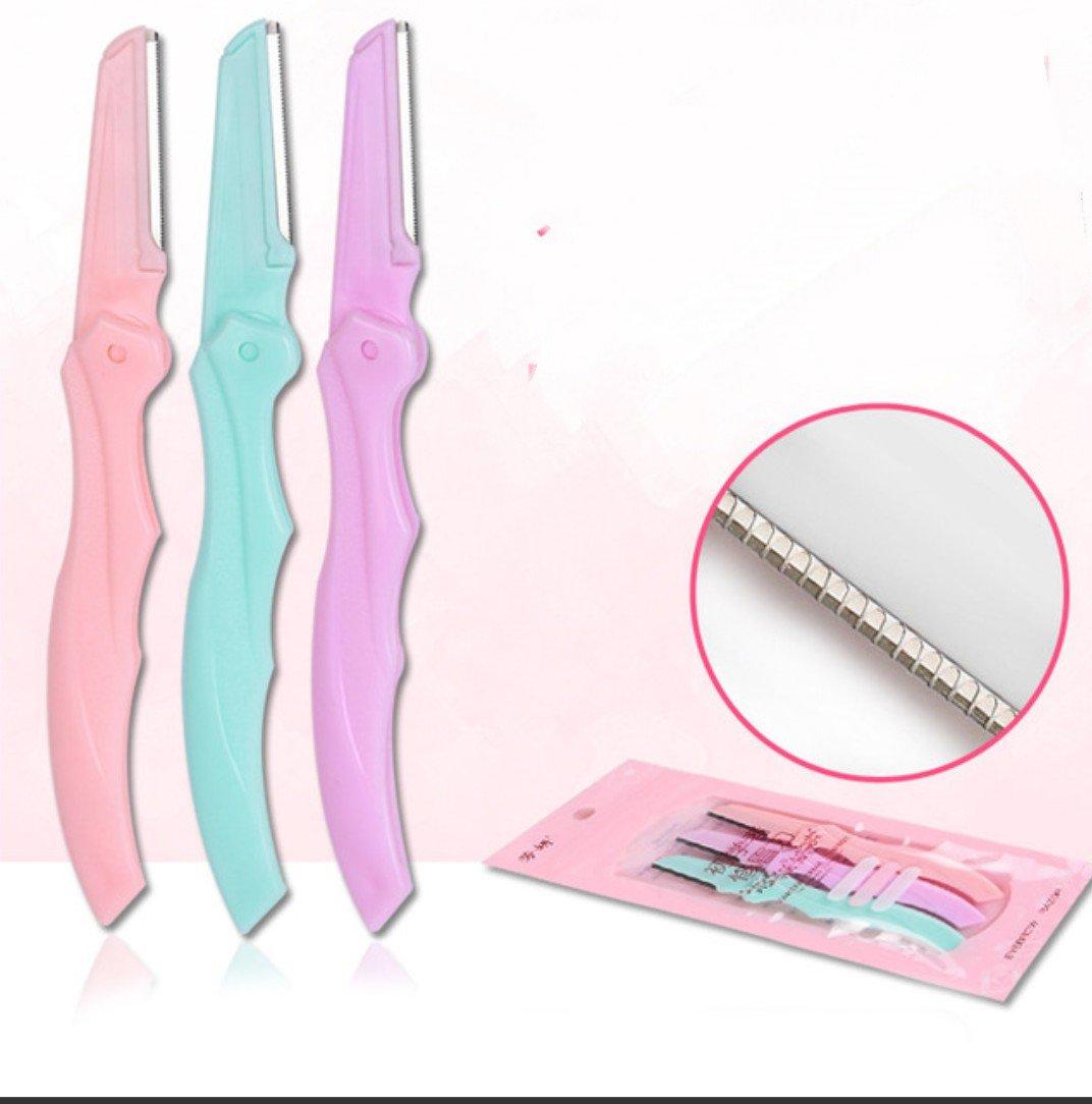 set 3 dao cạo lông mày