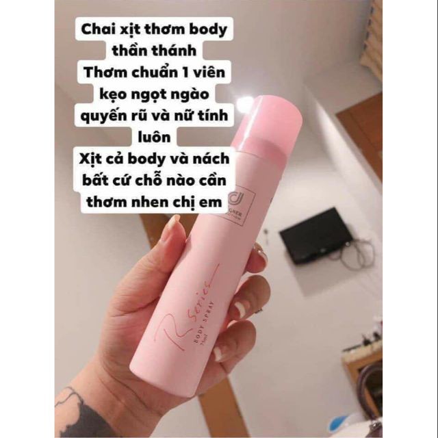 Xịt Thơm Designer Collection Rseries Body Spray 75Ml