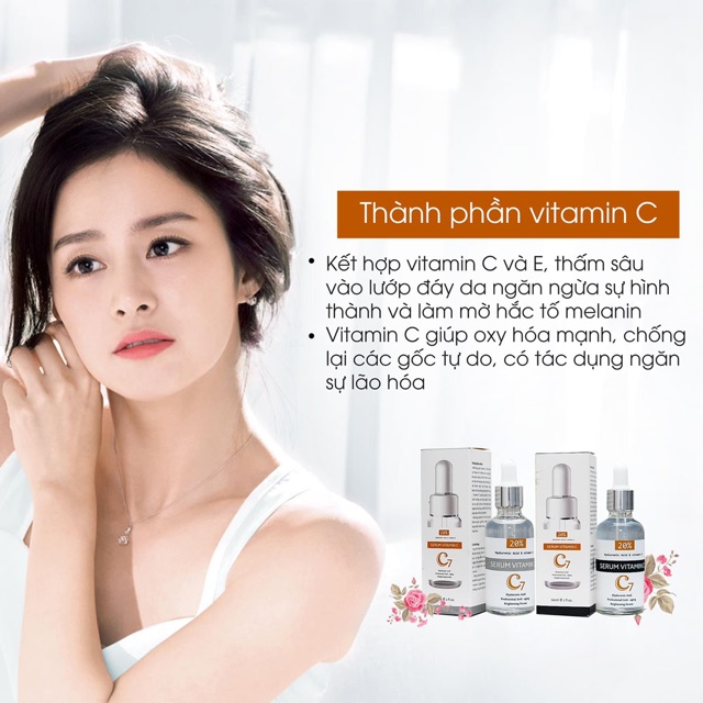 Serum Vitamin C C7 60ml Làm Trắng Sáng Da