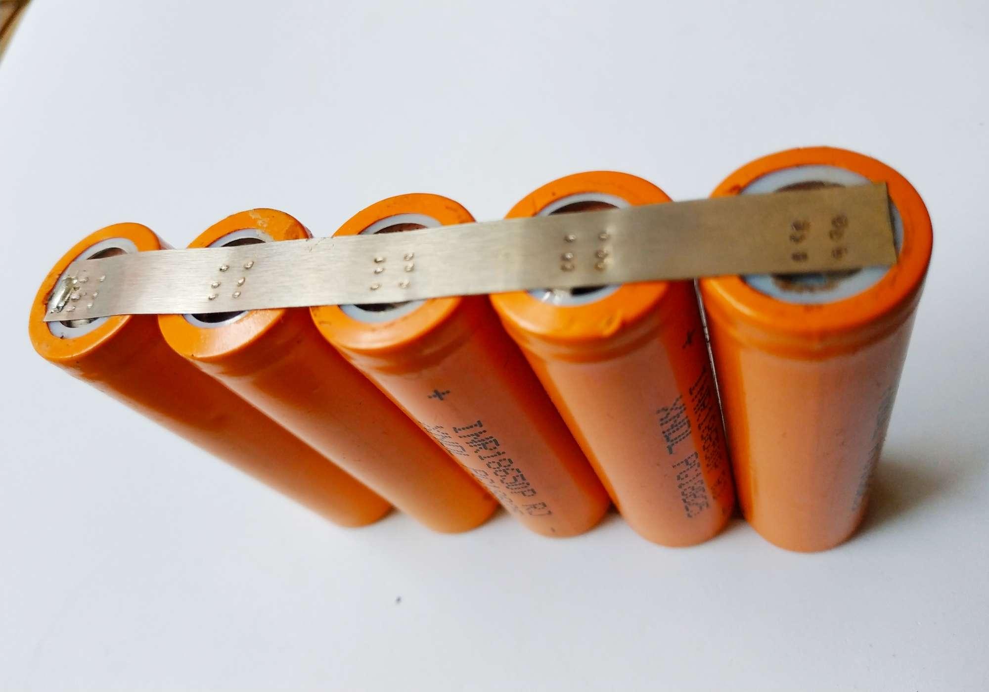 khối pin 18650 5cell cho sạc dự phòng