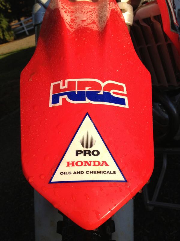 tem con dán xe HRC stickers [6.5*2.3]