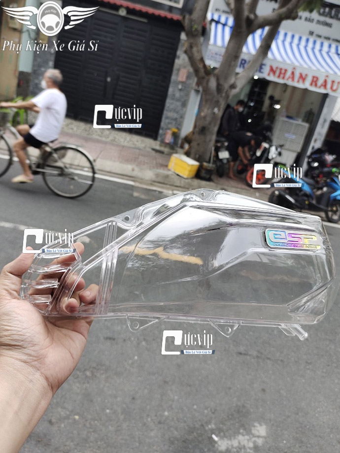 Pô E Trong Suốt Vario 2018 - 2021 (150cc) + Tem ESP Titan MS4876