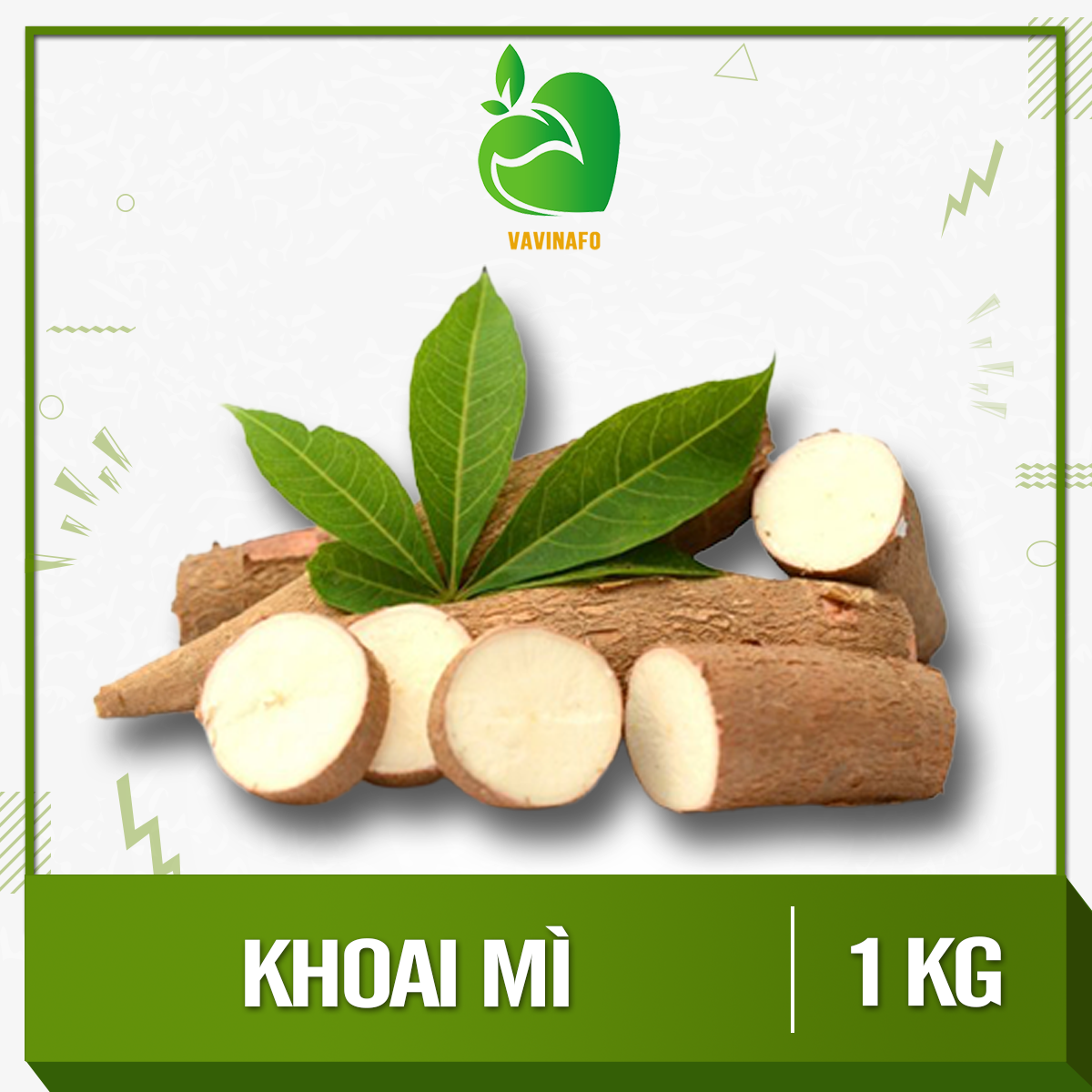 HCM - Khoai mì (1 kg) - [Giao nhanh TPHCM]