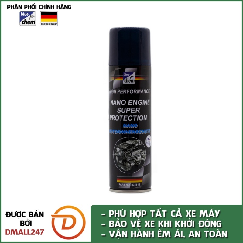 Nano bảo vệ động cơ ô tô Bluechem 33181E