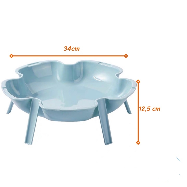 Bộ 3 khay xếp tầng đựng bánh kẹo, hoa quả, đồ ăn lẩu Việt Nhật, Đĩa mứt khay hoa quả 3 chân có thể xếp tầng Khay đựng bánh kẹo