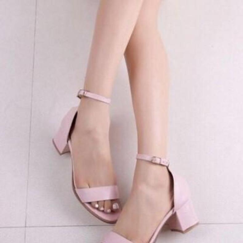 giày sandal quai ngang 5p Rosa-CG-0012 giá rẻ