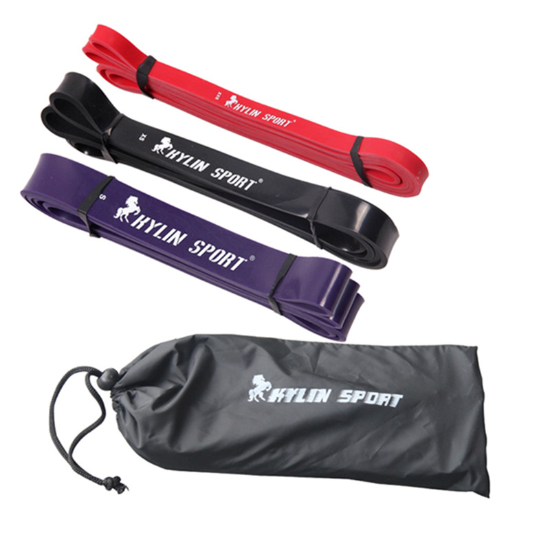 KYLIN SPORT Set of 3 Natural latex 41 "Strength Resistance Bands