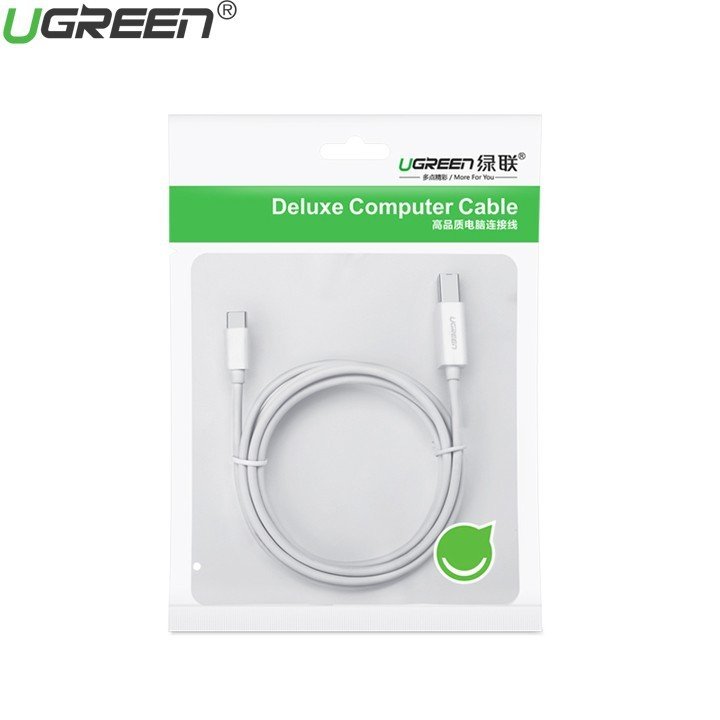 Cáp máy in USB Type C dài 1.5m Ugreen 40417