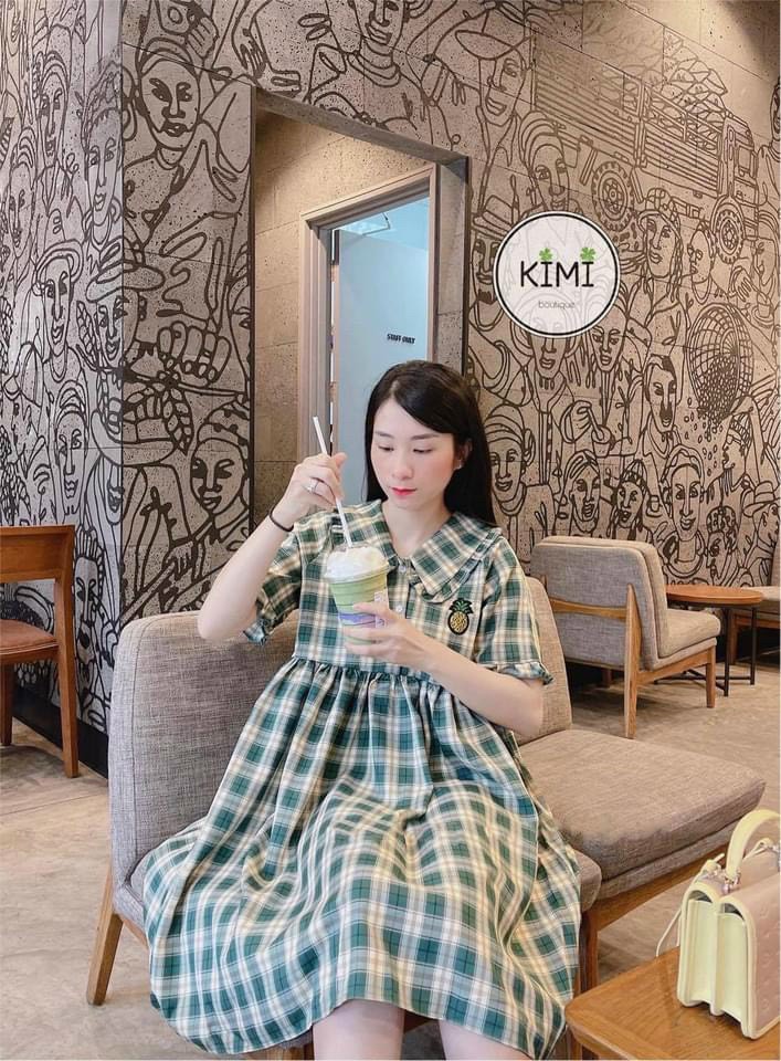 VÁY BẦU, ĐẦM BẦU DÁNG SUÔNG - ảnh thật