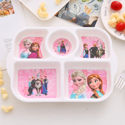 Khay nhựa ăn dặm cho bé hình Hello Kitty