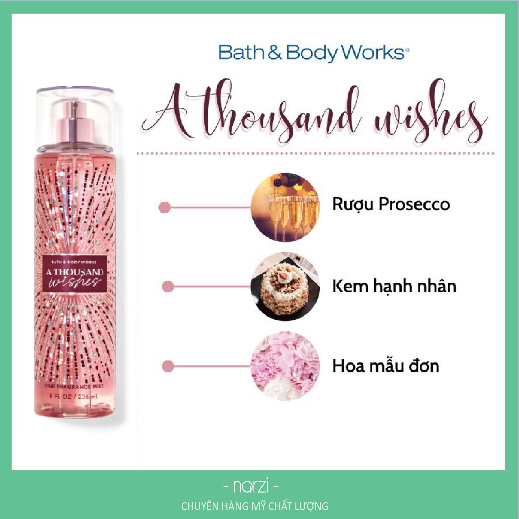 XỊT THƠM TOÀN THÂN BATH & BODY WORKS