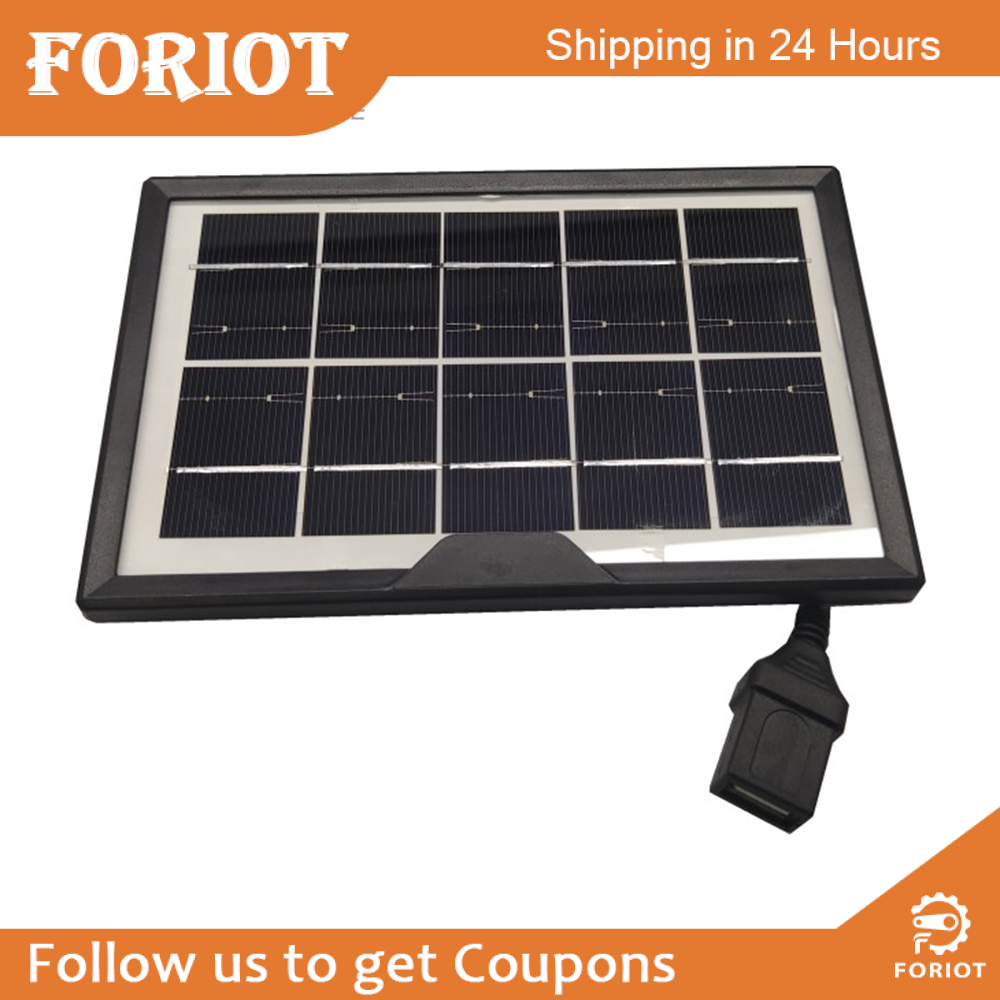 SHXZ diymore Solar Panel Continuously Power for Rechargeable Battery Camera 5V USB Solar Panel with Micro USB Port