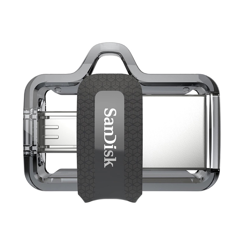 USB OTG 32GB SanDisk Dual Drive M3.0 - 1 cổng USB 1 cổng microUSB (Bạc) Nhất Tín Computer