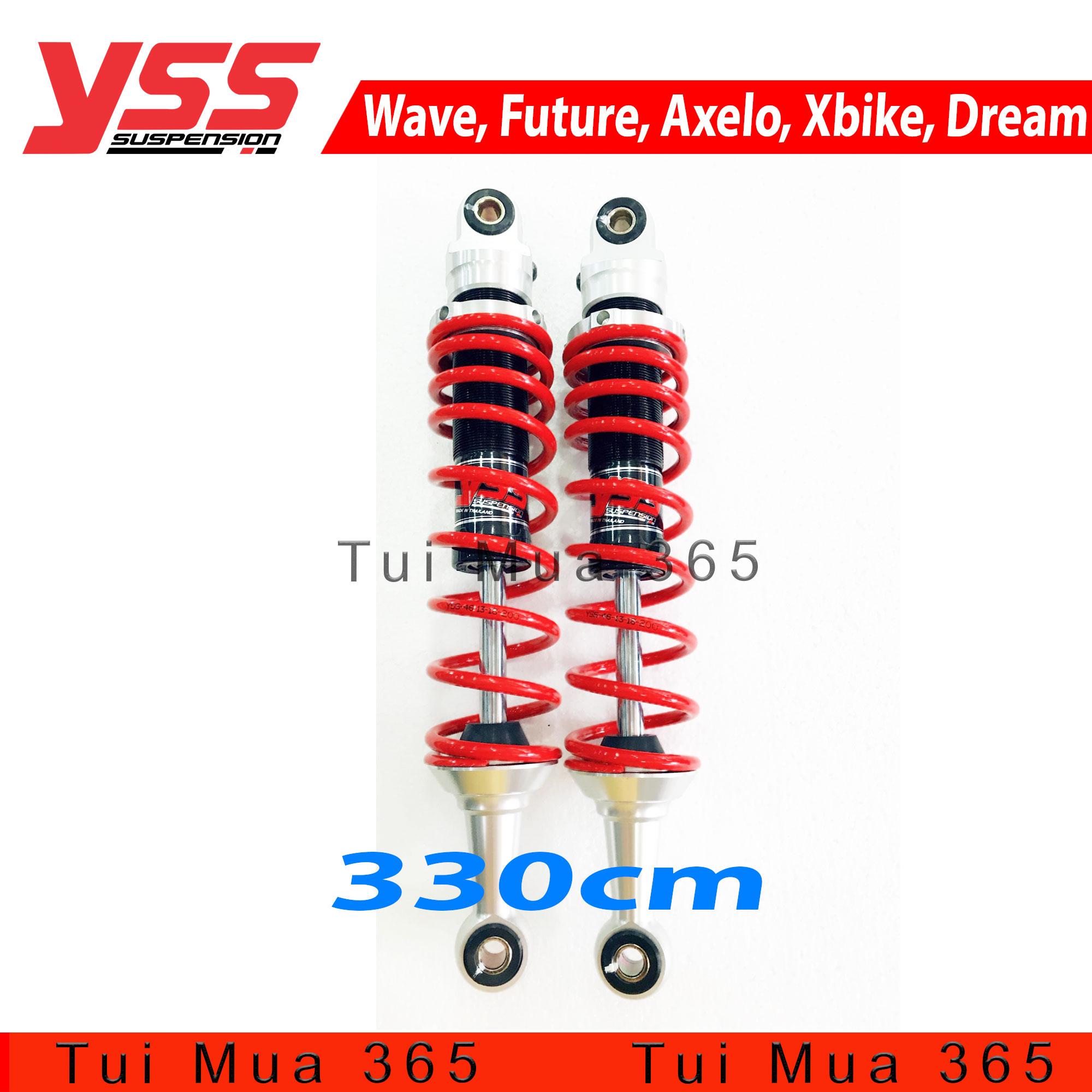PHUỘC YSS E-SERIES Đỏ gắn WAWE, DREAM, FUTURE, AXELO, XBIKE mẫu mới 2020