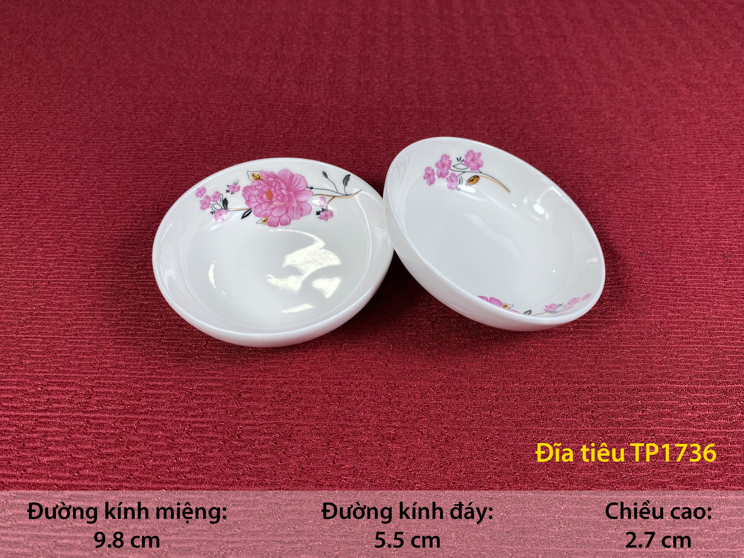 ĐĨA TIÊU TP 1736 SỨ BÁT BẢO CAO CẤP, sINCE_1977