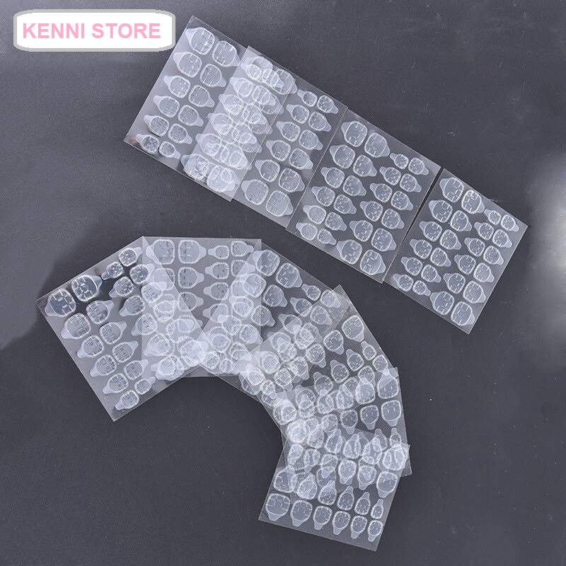 Combo 3 tấm 24 miếng keo dán móng bằng silicone